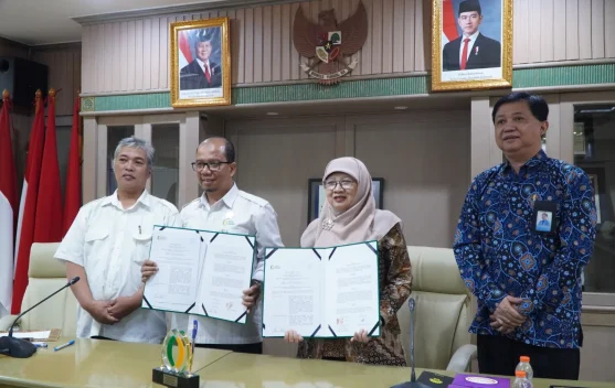 Penandatanganan kerja sama Bapanas dan FMIPA UNS untuk penguatan data pangan