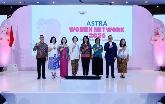 Peserta Astra Women Network 2026 di Menara Astra Jakarta dalam diskusi kepemimpinan perempuan
