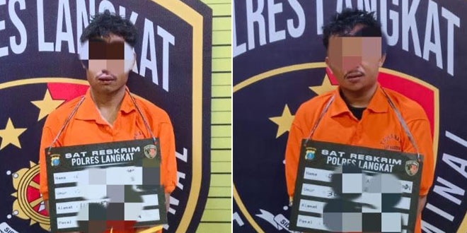 Petugas mengamankan pelaku curanmor di area parkir hotel