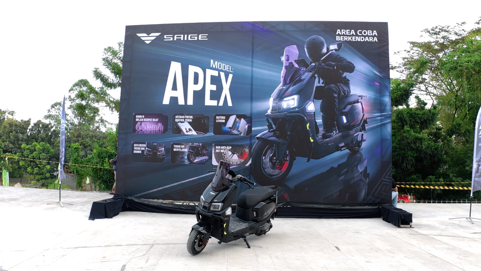 Pabrik Saige di Karawang dengan kapasitas produksi 1 juta motor listrik per tahun