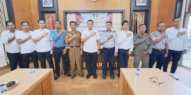 Suasana sosialisasi UU KUHAP di aula Mapolres Langkat