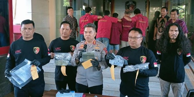 Personel URC MIT Polda Sumut saat patroli dan penangkapan