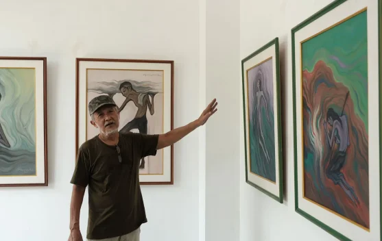 Plakat pameran Wening Rasa Hendarto di NIMCA Museum Yogyakarta