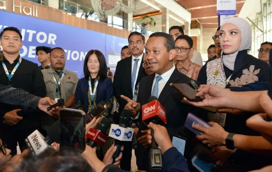 Menteri ESDM Bahlil Lahadalia berbicara pada Convex 2026 di ICE BSD