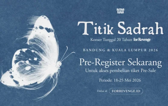 Poster konser for Revenge Titik Sadrah perayaan 20 tahun di Bandung dan Kuala Lumpur