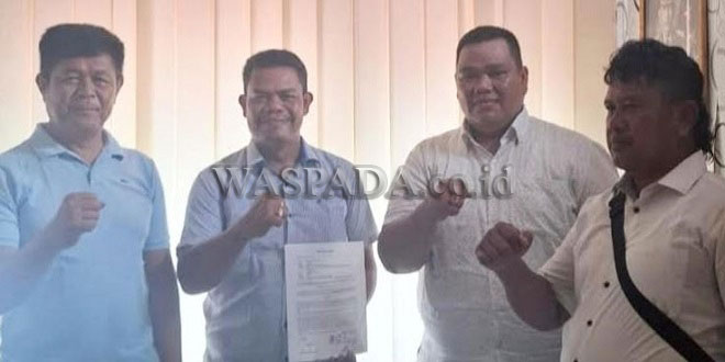 Kapolsek Kualuh Leidong AKP Mangatas Samosir membantah tuduhan narkotika