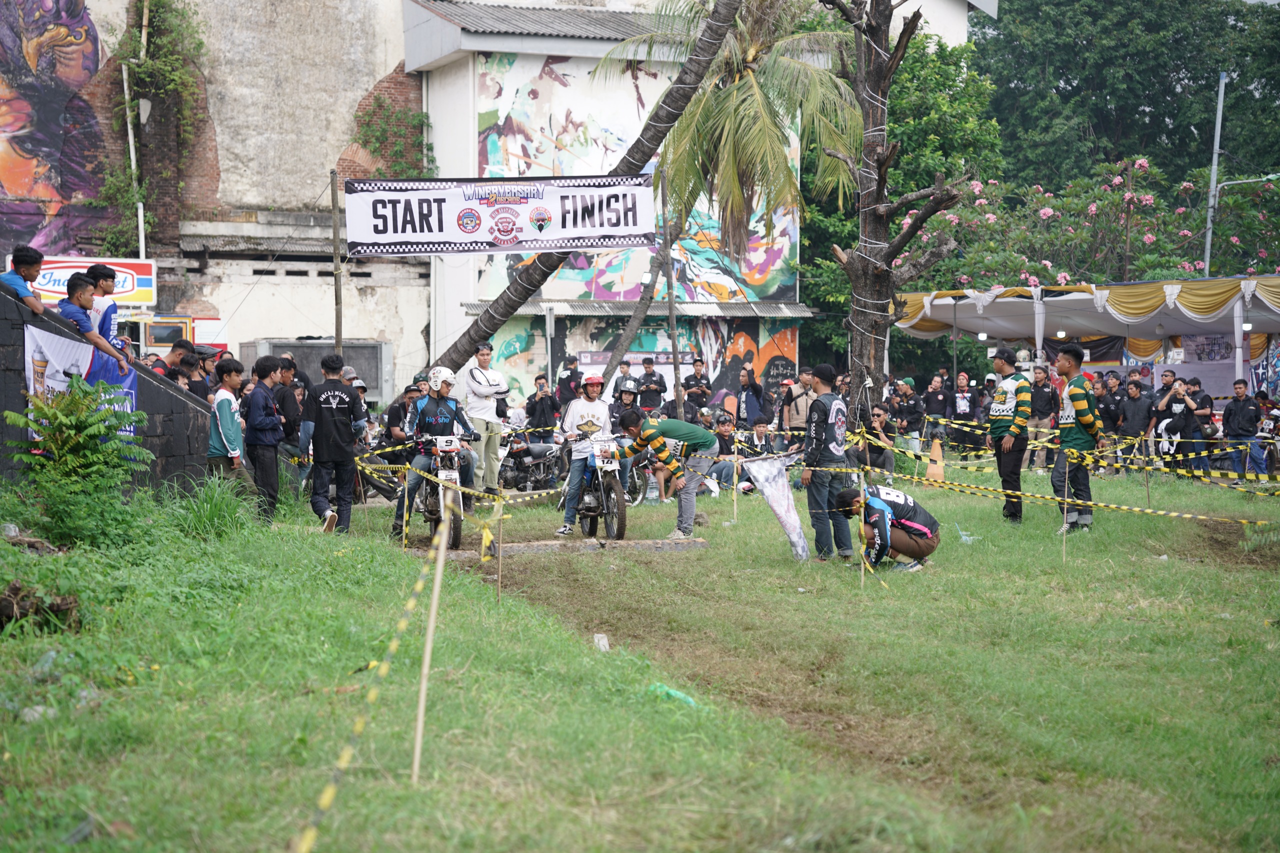 Peserta Honda Win Riders Jakarta berkumpul merayakan 20 tahun Winerversary di PFN Heritage