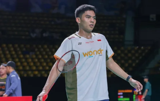 Moh Zaki Ubaidillah saat bertanding di Thailand Open 2026