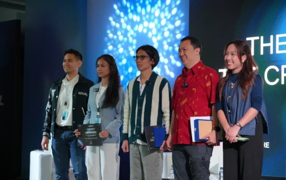 Panel diskusi The Cornerstone tentang AI dan kreativitas manusia