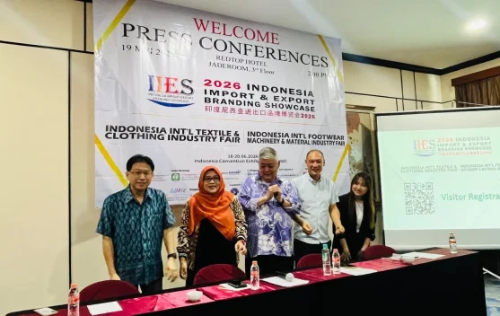 Stan pameran internasional di IIES 2026 di Indonesia Convention Exhibition BSD City