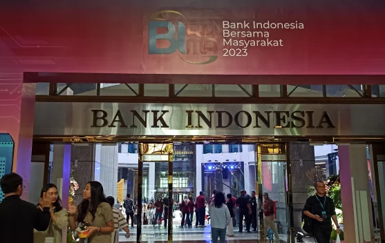 Grafik cadangan devisa Indonesia dan stabilitas rupiah