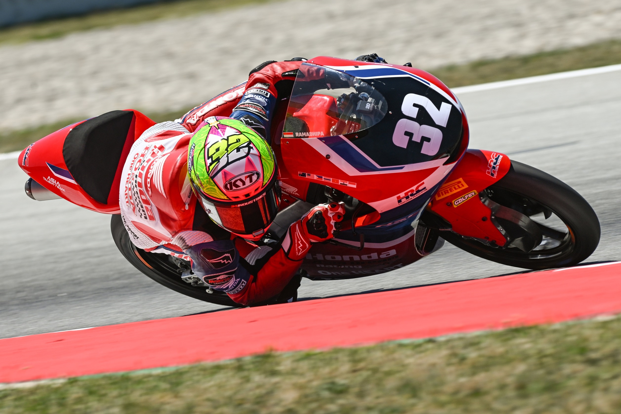 MK Ramadhipa meraih podium debut Moto3 Junior di Sirkuit Catalunya