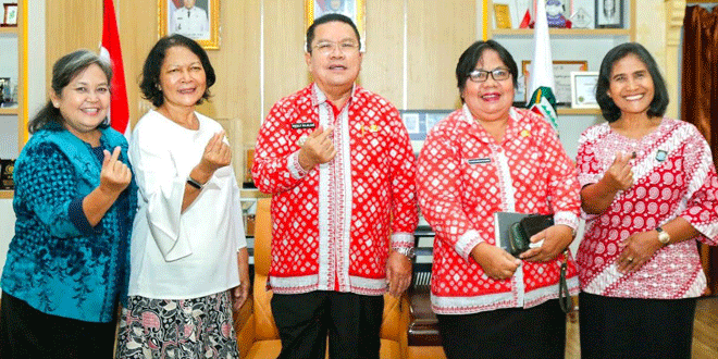 Wali Kota Wesly Silalahi menerima audiensi DPC PWKI di Balai Kota Pematangsiantar
