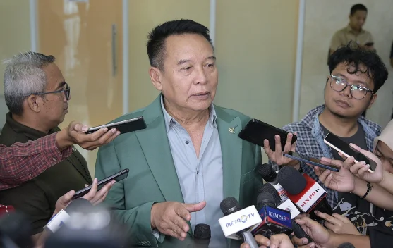 Bandara Kertajati dilihat dari udara dengan latar langit cerah