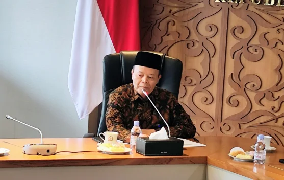 Hidayat Nur Wahid menerima perwakilan GPCI di Kompleks Parlemen, Senayan