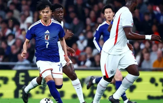 Timnas Jepang merayakan kelolosan ke Piala Dunia 2026
