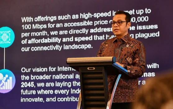 Ilustrasi akses internet cepat 100 Mbps dengan harga terjangkau