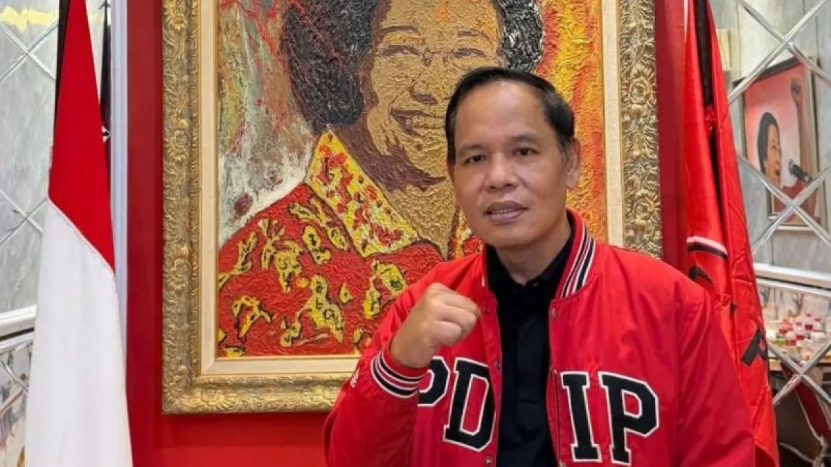 Ketua DPRD Surabaya Syaifuddin Zuhri berbicara saat peringatan Hari Jadi Kota Surabaya