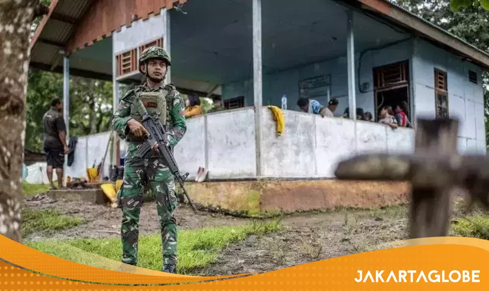 Poster dokumenter Pesta Babi tentang proyek strategis dan isu lingkungan di Papua