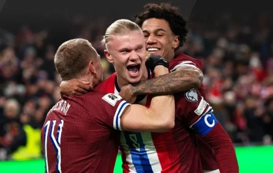 Skuad tim nasional Norwegia dengan Erling Haaland dan Martin Odegaard sebagai pemain kunci