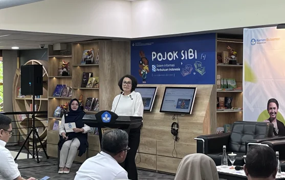 Peresmian Pojok SIBI di Perpustakaan Kemendikdasmen Jakarta