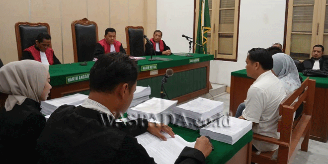 Sidang tuntutan kasus korupsi proyek DBH sawit di Pengadilan Negeri Medan