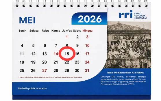 Ilustrasi kalender menandai tanggal 15 Mei dan berbagai peringatan internasional
