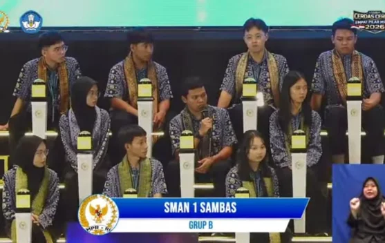 Siswa SMAN 1 Sambas menolak final ulang LCC Empat Pilar Kalbar