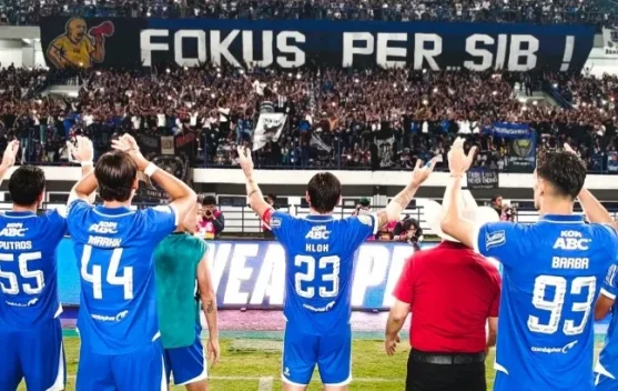 Skuad Persib bersiap hadapi dua laga penentu untuk gelar bintang lima