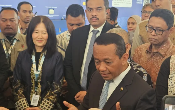 Menteri ESDM Bahlil Lahadalia berbicara di IPA Convention 2026