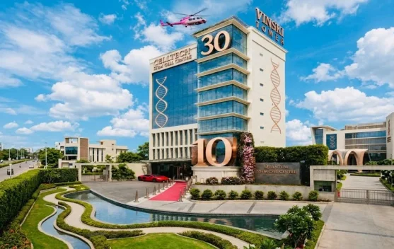 Gedung Vinski Tower pusat layanan stem cell dan anti-aging di Indonesia