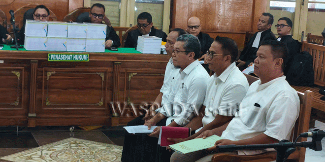 Sidang pledoi empat terdakwa kasus pengalihan HGU ke HGB di PN Medan