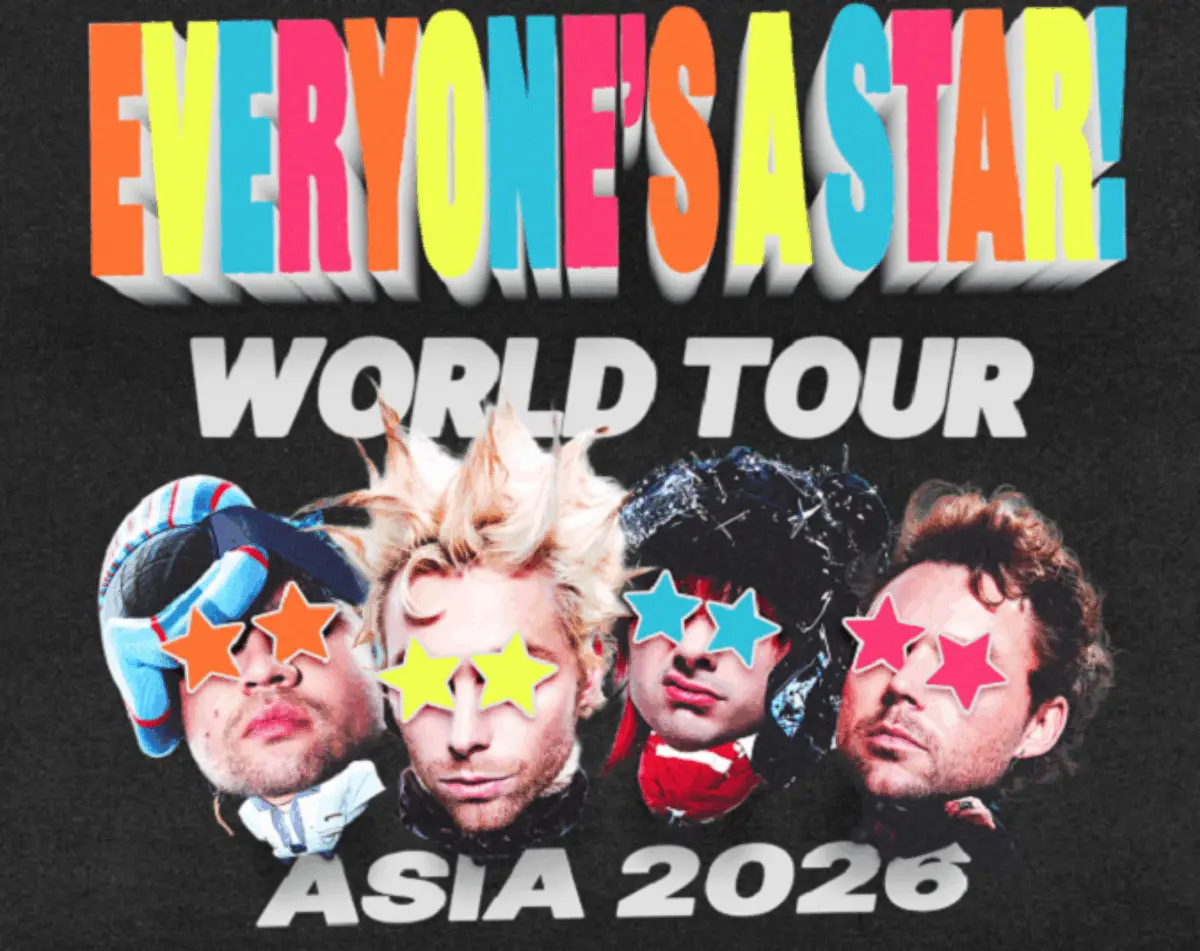 Poster konser 5 Seconds of Summer di Jakarta 2026