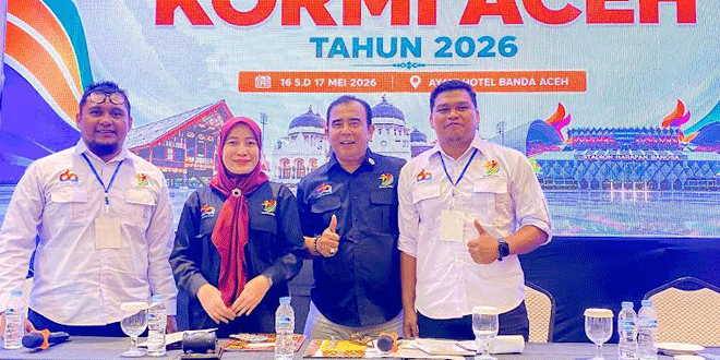 AMFI Aceh resmi anggota tetap KORMI Aceh di Rakerprov 2026