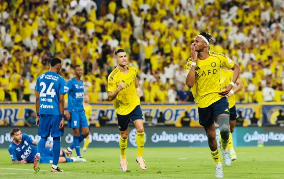 Momen Al Nassr vs Al Hilal di Al Awwal Park saat gol bunuh diri menit 98