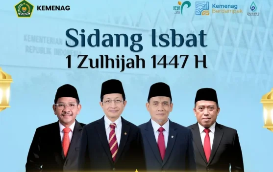 Auditorium Kemenag tempat sidang isbat penetapan awal Zulhijah 1447 H