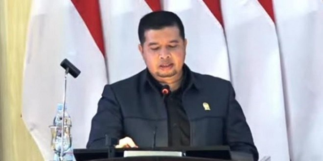 Rapat paripurna DPRD Medan memaparkan hasil reses Dapil III di Gedung Paripurna