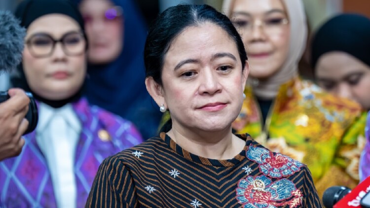 Puan Maharani berbicara di forum Perempuan di Parlemen di Gedung DPR RI, Jakarta