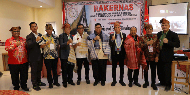 Peserta Rakernas Parsadaan Purba Pakpak Boru Panogolan di Hotel Batavia Pematangsiantar