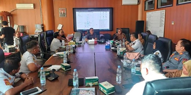 Ruang rapat DPRD Medan saat RDP pembahasan proyek BRT