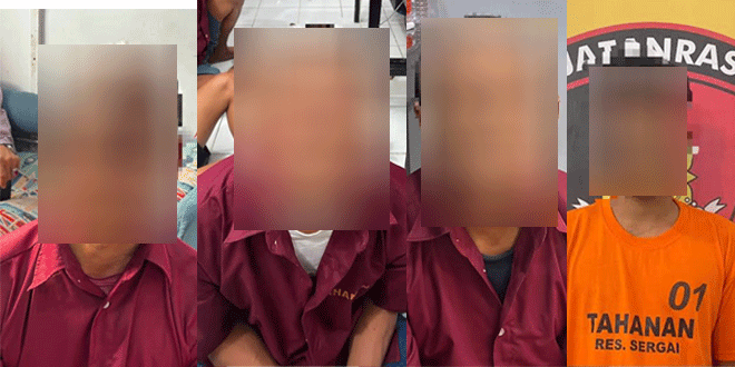Polisi mengamankan tersangka pencurian mobil pick up di Serdang Bedagai