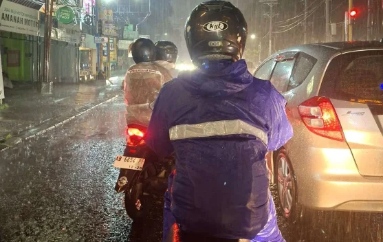 Ilustrasi cuaca dan potensi hujan di Jakarta pada 23 Juni 2026