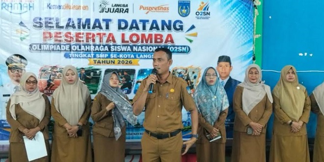 Pembukaan O2SN 2026 di GOR Matang Seulimeng, Langsa