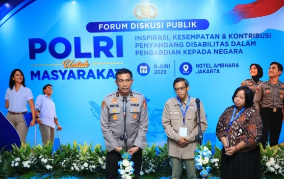 Ilustrasi rekrutmen penyandang disabilitas di kepolisian