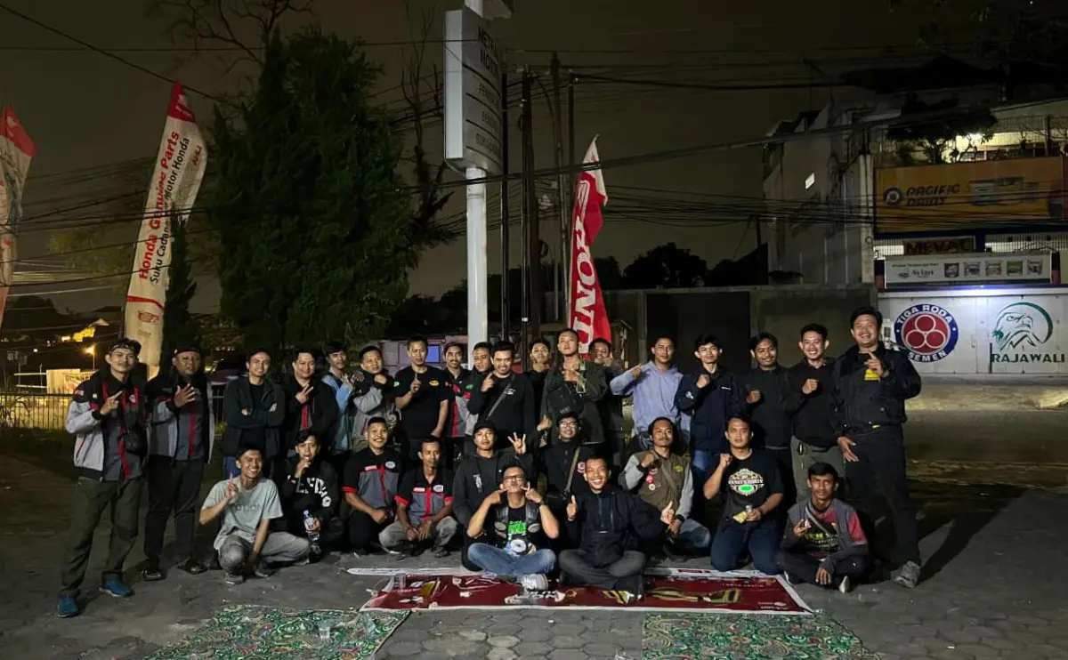 Peserta Kopdargab HKCI Jabar berkumpul di Dealer Honda Netral Jaya Motor Tasikmalaya