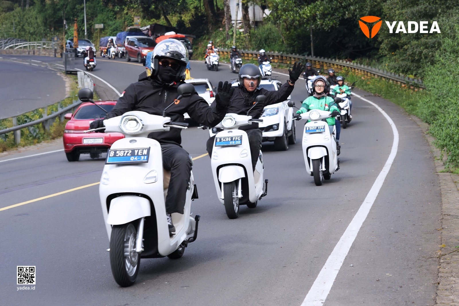 Yadea pamerkan kendaraan listrik dan tawarkan insentif Green E-mobility Fund