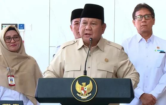 Presiden Prabowo meresmikan RSUD K.H. Muhammad Thohir di Krui, Pesisir Barat