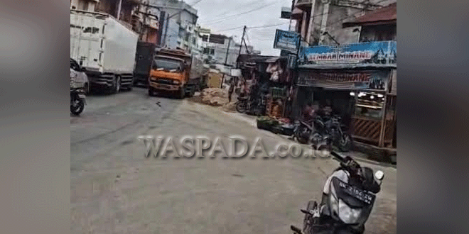 Kendaraan antre panjang di Jalan Lintas Sumatera karena kelangkaan Bio Solar