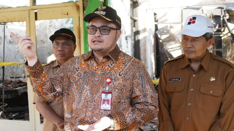 Puskesmas Tiron pasca kebakaran, pelayanan dipindahkan sementara ke Pustu Banyakan