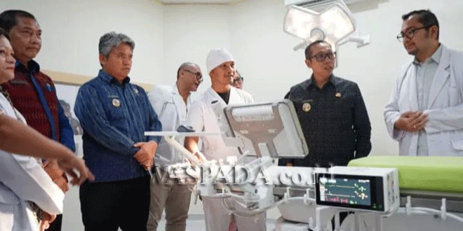 Gedung Cath Lab RSUD Tarutung saat peresmian oleh Bupati Jonius Hutabarat